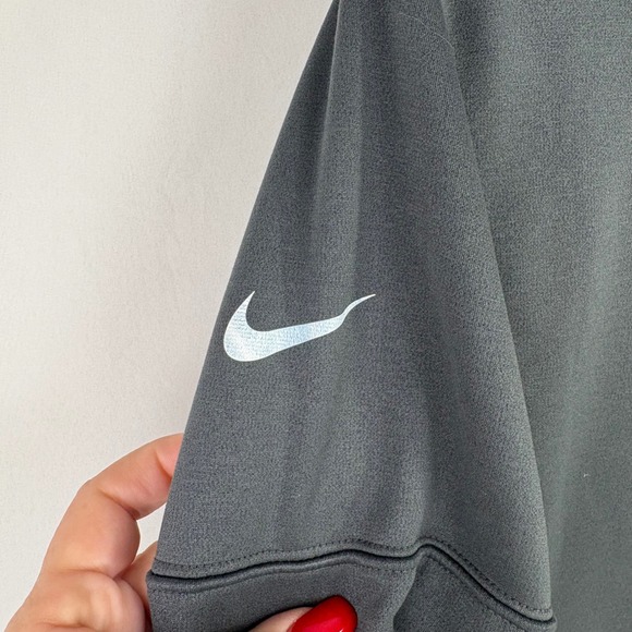 Nike ONField New York Jets NFL Dri-FIT Hoodie Sweatshirt Black Gray Size S - Picture 6 of 9